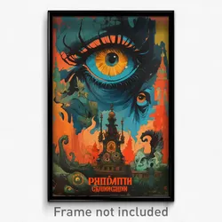 Russian Movie Poster - Exotic Commons (Russia Psychedelic Art Retro Film Print)