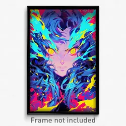 Art Poster - Electric Labor Day (Psychedelic Trippy Weird 11x17 Print)