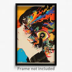 Icelandic Movie Poster - Boy Feeling Lazy, Genuine Impossible Dress (Art Print)