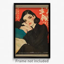 Icelandic Movie Poster - Woman Feeling Restlessness. Asymmetrical Sleeves