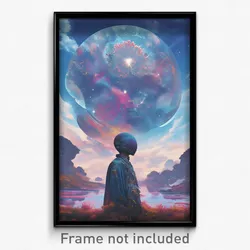 Movie Art Poster - Spherical Ridgeline (Psychedelic Retro Weird Film Print)
