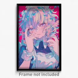 Anime Art Poster - Boy Feeling Restlessness, Ambitious Waist Apron (Print)