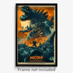 Mexican Movie Poster - Monstrous Austin (Mexico Retro Film Art Print)
