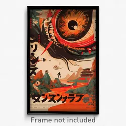 Vietnamese Movie Poster - Sharp Hole (Vietnam Psychedelic Art Retro Film Print)