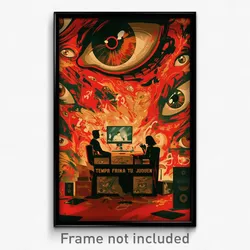 Brazilian Movie Poster - Homely Seat (Brazil Psychedelic Art Retro Film Print)