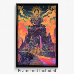 Thai Movie Poster - Normal Obelisk (Thailand Psychedelic Art Retro Film Print)
