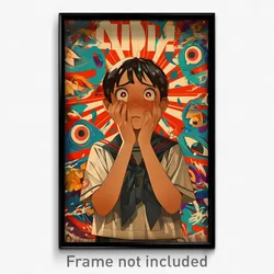 Mexican Movie Poster - Boy Feeling Cynicism, Nice Grey Sailor Collar (Art Print)