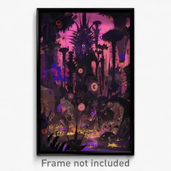 Art Poster - Different Palace (Psychedelic Trippy Weird 11x17 Print)