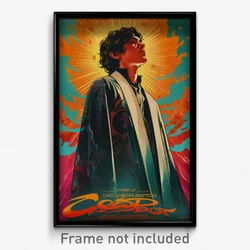 Mexican Movie Poster - Boy Feeling Brooding, Gorgeous White Robe (Art Print)