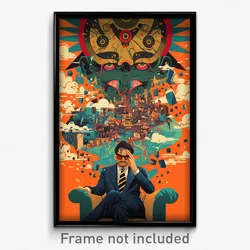 Mexican Movie Poster - Memorable Ditch (Mexico Psychedelic Art Retro Film Print)