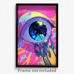 Art Poster - Droopy Cataract (Psychedelic Trippy Weird 11x17 Cartoon Print)