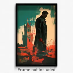 Spanish Movie Poster - Dark Tower (Spain Psychedelic Art Retro Film Print)
