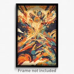 Mexican Movie Poster - Worldly Karst (Mexico Psychedelic Art Retro Film Print)