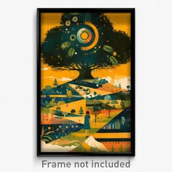Brazilian Movie Poster - Tremendous Hills (Brazil Retro Film Art Print)