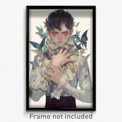 Art Poster - Man Feeling Jealousy Wearing Glaring Mismatched (Print)