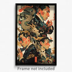 Thai Movie Poster - Clear Moon (Thailand Psychedelic Art Retro Film Print)
