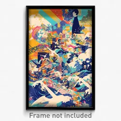 Icelandic Movie Poster - Dense Historical Architecture (Iceland Film Art Print)