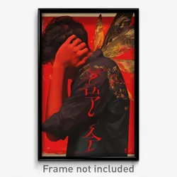 Bollywood Movie Poster - Man Feeling Aggressive, Original Yellow Wings (Print)