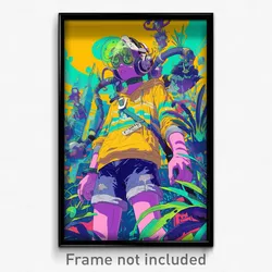 Art Poster - Mellow Festival (Psychedelic Trippy Weird 11x17 Print)