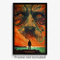 Greek Movie Poster - Underground Fire (Greece Psychedelic Art Retro Film Print)