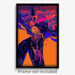 Art Poster - Empty Leg (Psychedelic Trippy Weird 11x17 Cartoon Print)
