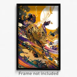 Art Poster - Captivating Delta (Psychedelic Trippy Weird 11x17 Print)