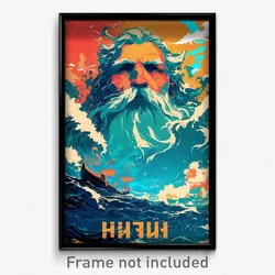 Greek Movie Poster - Nautical Staith (Greece Psychedelic Art Retro Film Print)