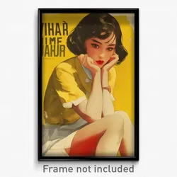 Vietnamese Movie Poster - Woman Feeling Pity, Webbed White Shorts (Art Print)