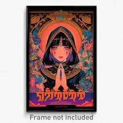 Thai Movie Poster - Worldly Wigwam (Thailand Psychedelic Art Retro Film Print)