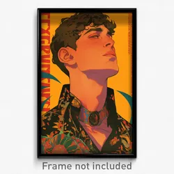 Spanish Movie Poster - Man Feeling Anticipation, Amazing Detached Collar (Print)