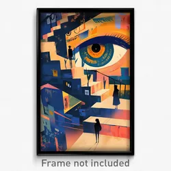 Greek Movie Poster - Treasured Madrid (Greece Psychedelic Art Retro Film Print)