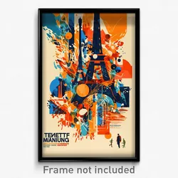 French Movie Poster - Esteemed Catwalk (France Psychedelic Art Retro Film Print)