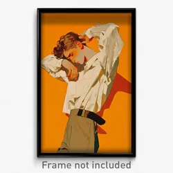 Art Poster - Boy Feeling Hope Wearing Paltry Clothes