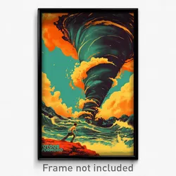 Mexican Movie Poster - Evergreen Tornado (Mexico Retro Film Art Print)