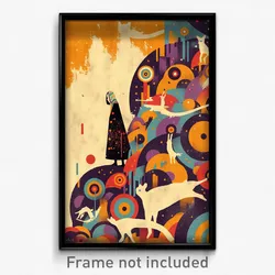 German Movie Poster - Simplistic Hutch (Germany Retro Film Art Print)