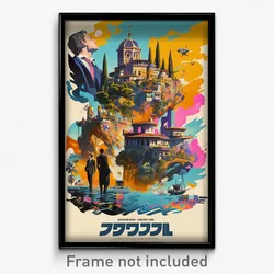 Greek Movie Poster - Mellow Chateau (Greece Psychedelic Art Retro Film Print)