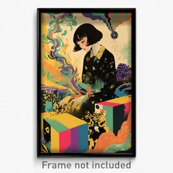 Spanish Movie Poster - Glossy Ramp (Spain Psychedelic Art Retro Film Print)
