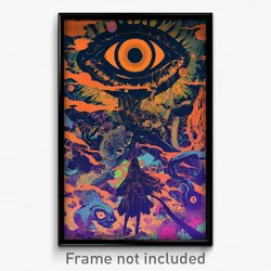 Thai Movie Poster - Original Motte (Thailand Psychedelic Art Retro Film Print)