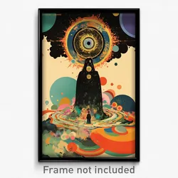 Greek Movie Poster - Thin Nebula (Greece Psychedelic Art Retro Film Print)