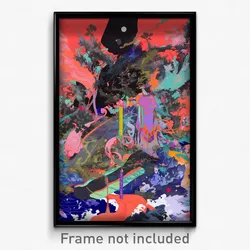Art Poster - Barren Asylum (Psychedelic Trippy Weird 11x17 Cartoon Print)