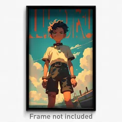 Icelandic Movie Poster - Boy Feeling Contempt, Steel High Waist Shorts (Print)
