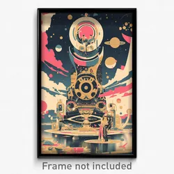 Movie Art Poster - Pretty Belfry (Psychedelic Trippy Retro Cartoon Film Print)