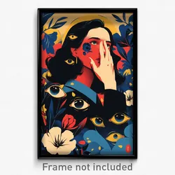 Bollywood Movie Poster - Woman Feeling Eagerness, Well Groomed Blue Hoodie