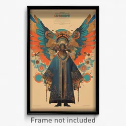 Mexican Movie Poster - Man Feeling Dumbstruck, Remarkable Mechanical Wings