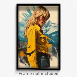 German Movie Poster - Girl Feeling Happy, Majestic Jeans (Germany Art Print)