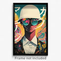 Brazilian Movie Poster - Boy Feeling Jealousy, Stupendous White Headwear (Print)