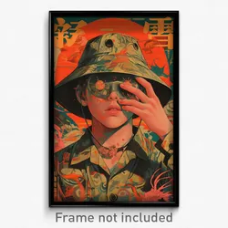 Vietnamese Movie Poster - Boy Feeling Self Compassionate, Well Made Hat (Print)