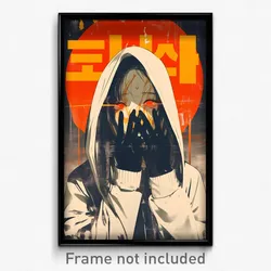 Korean Movie Poster - Girl Feeling Pessimism, Acclaimed Hooded Vest (Art Print)