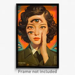 Korean Movie Poster - Woman Feeling Liking, Ambitious Buckle (Korea Art Print)