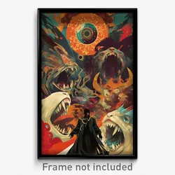 Greek Movie Poster - Menacing Tableau (Greece Psychedelic Art Retro Film Print)